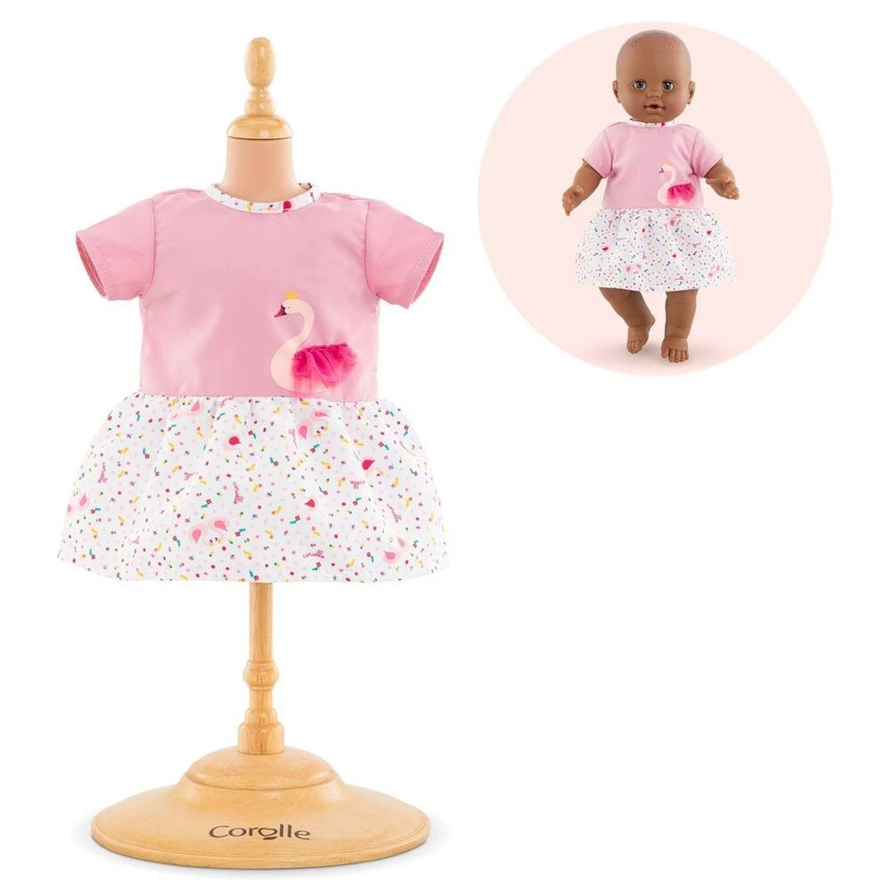 ROBE CYGNES DE TENDRESSE 36 CM COROLLE VETEMENTS