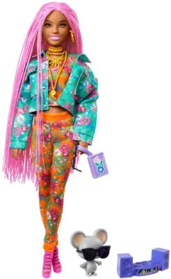 MATTEL POUPEE BARBIE EXTRA SOURIS DJ