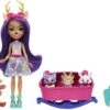 MATTEL ENCHANTIMALS -MEILLEURS AMIS DES BEBES 15 CM - POUPEE DANESSA DEER ET SPRINI