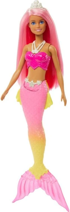 MATTEL BARBIE-DREAMTOPIA-POUPEE BARBIE SIRENE, CHEVEUX ROSES