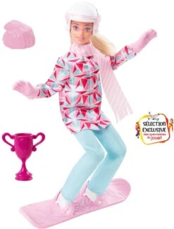 MATTEL BARBIE POUPEE SNOWBOARDEUSE 30 CM