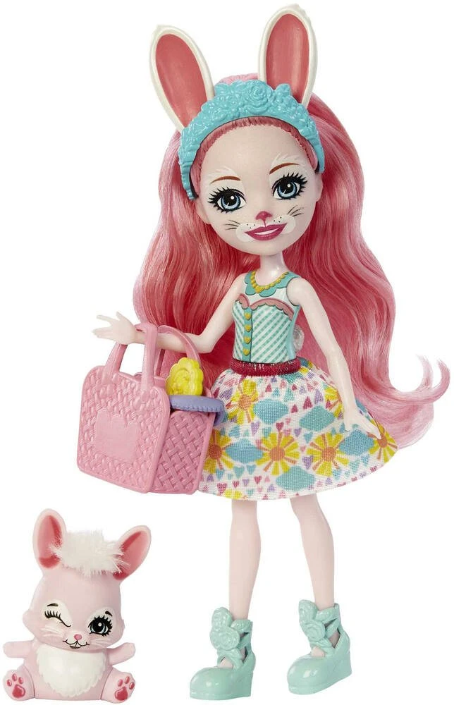 MATTEL ENCHANTIMALS - MEILLEURS AMIS DES BEBES 15 CM - POUPEE BREE BUNNY ET TWIST – Image 3