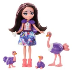 MATTEL POUPEE OFELIA AUTRUCHE + AUTRUCHE - ENCHANTIMALS
