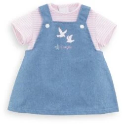 BB30 ROBE MARINIERE ROSE BORDS DE LOIRE -COROLLE VETEMENTS