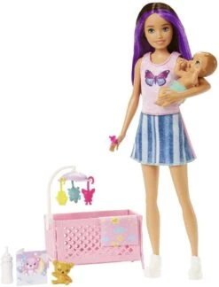 MATTEL BARBIE - COFFRET SKIPPER BEBE AU LIT