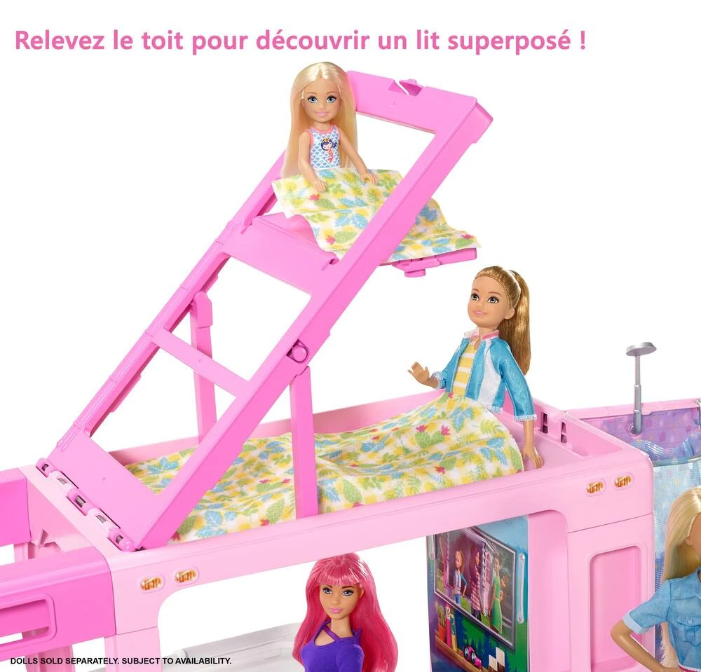 MATTEL CAMPING-CAR DE REVE 3-EN-1 - BARBIE â Image 6
