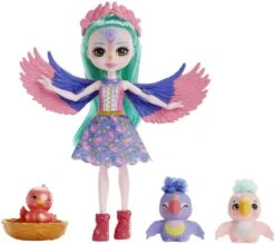 MATTEL ENCHANTIMALS - BETES CITADINES - POUPEE FILIA FINCH