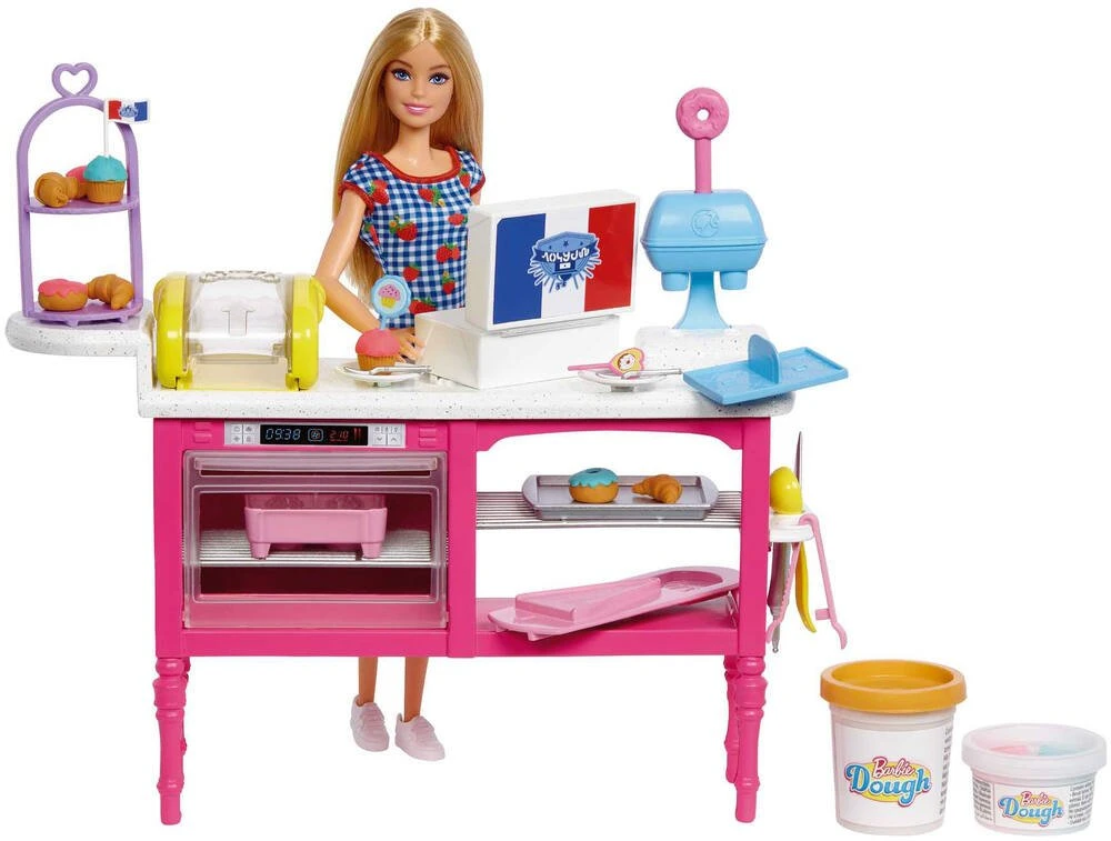 MATTEL BARBIE - COFFRET POUPEE MALIBU BARBIE PATISSERIE