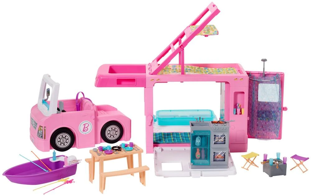MATTEL CAMPING-CAR DE REVE 3-EN-1 - BARBIE â Image 4