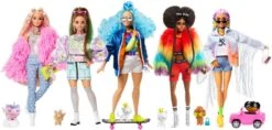 MATTEL BARBIE EXTRA - COFFRET 5 POUPEES