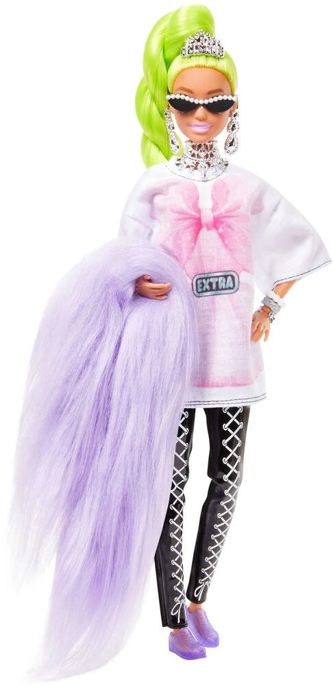 MATTEL POUPEE BARBIE EXTRA NATTE VERT FLUO â Image 2