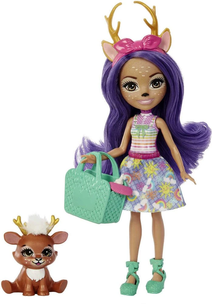 MATTEL ENCHANTIMALS -MEILLEURS AMIS DES BEBES 15 CM - POUPEE DANESSA DEER ET SPRINI â Image 3