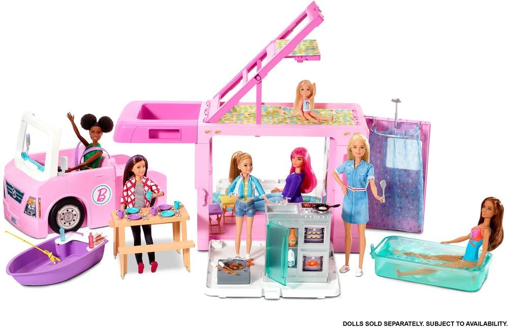 MATTEL CAMPING-CAR DE REVE 3-EN-1 - BARBIE â Image 5