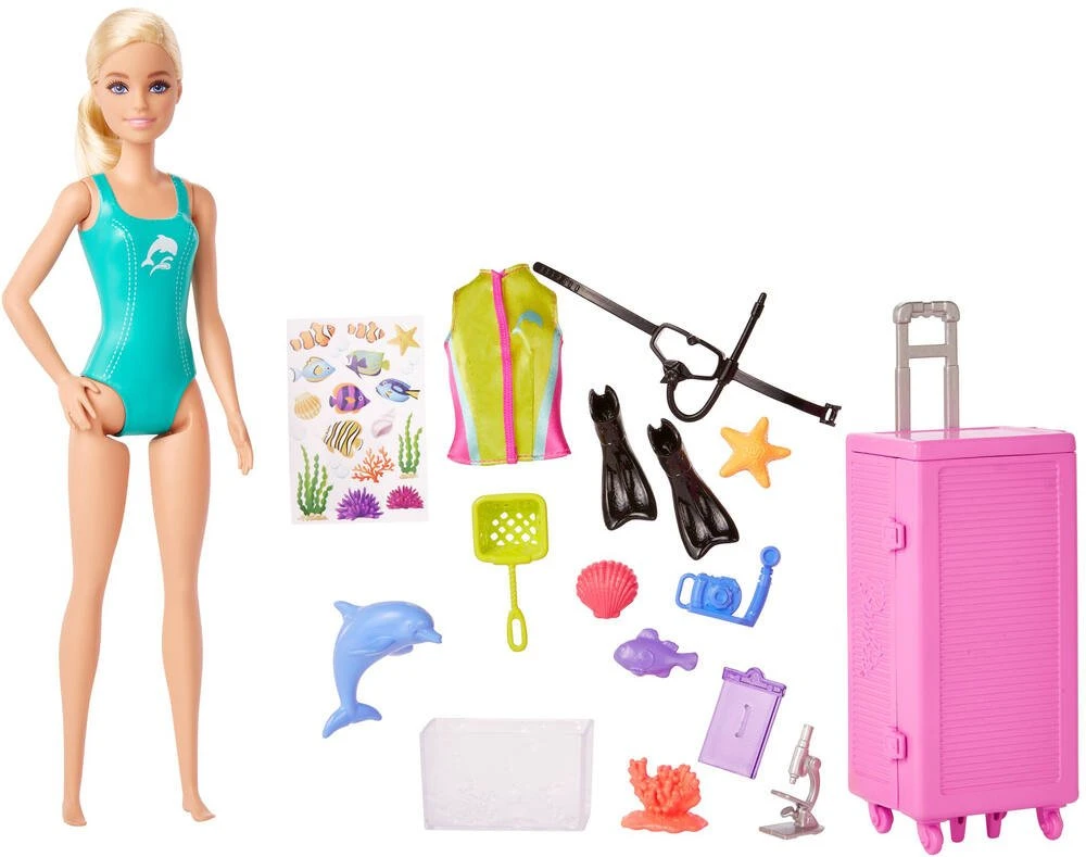 MATTEL BARBIE - COFFRET BARBIE PLONGEUSE - BLONDE â Image 2