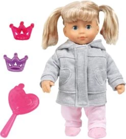 CERISE & CAPUCINE POUPEE LOUNA MA PETITE SOEUR QUI PARLE 38 CM