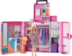 MATTEL POUPEE BARBIE ET COFFRET DRESSING DELUXE