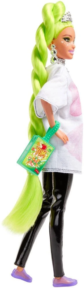 MATTEL POUPEE BARBIE EXTRA NATTE VERT FLUO â Image 3